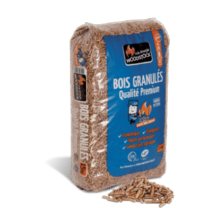 Lightbox Granulés de Bois WOODSTOCK qualité Premium – 1 Palette de 78 sacs de 15 kg