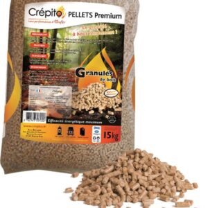 Granulés bois Crépito – Palette 72 sacs de 15 kg