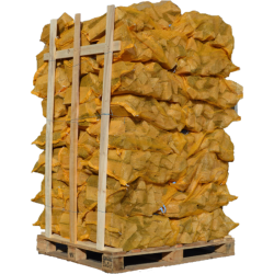 Palette de 70 filets de 25dm3 de bois de chauffage en 33cm