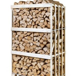 Bois demi-sec – Palette de 2 m³ (bûches 30-35 cm, bois rangé)