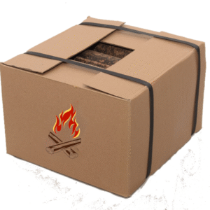 UNE PALETTE de Bûches de jour premium – 80 cartons de 6 bûches Environ 5 stères de bois traditionnel