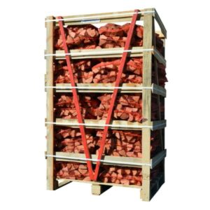 Ensemble de 84 sacs (Une palette) de bois de chauffage ultra sec en chêne