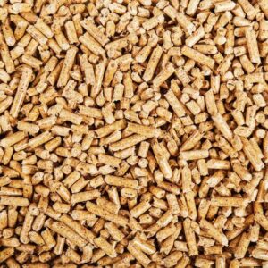 Granules de bois en vrac